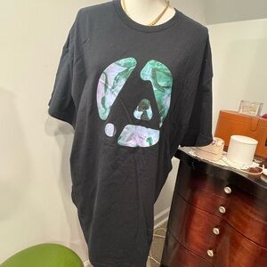 Linkin Park Black T-Shirt with Abstract Graphic